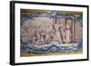 Portugal, Lisbon, Belem, Hieronymite Monastery, Refectory, Ceramic Tiles (Azulejo), Detail-Samuel Magal-Framed Photographic Print