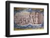 Portugal, Lisbon, Belem, Hieronymite Monastery, Refectory, Ceramic Tiles (Azulejo), Detail-Samuel Magal-Framed Photographic Print