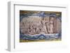 Portugal, Lisbon, Belem, Hieronymite Monastery, Refectory, Ceramic Tiles (Azulejo), Detail-Samuel Magal-Framed Photographic Print