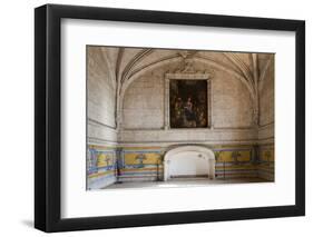 Portugal, Lisbon, Belem, Hieronymite Monastery, Refectory, Painting, Detail-Samuel Magal-Framed Photographic Print