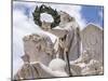 Portugal, Lisbon. Close-up of sculptures at the top of 18th century Arco da Rua Augusta-Julie Eggers-Mounted Photographic Print