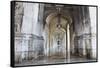 Portugal, Lisbon, Columns of the Arcade of Commerce Square with Reflections-Terry Eggers-Framed Stretched Canvas
