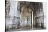 Portugal, Lisbon, Columns of the Arcade of Commerce Square with Reflections-Terry Eggers-Stretched Canvas