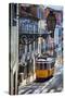 Portugal, Lisbon. Famous Old Lisbon Cable Car-Terry Eggers-Stretched Canvas