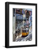 Portugal, Lisbon. Famous Old Lisbon Cable Car-Terry Eggers-Framed Photographic Print