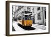 Portugal, Lisbon. Famous Old Lisbon Cable Car-Terry Eggers-Framed Photographic Print