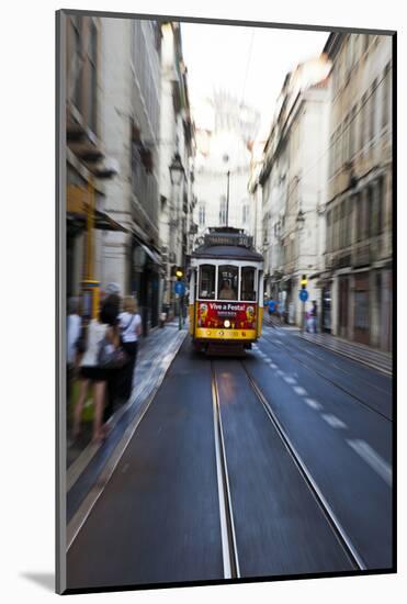 Portugal, Lisbon. Famous Old Lisbon Cable Car-Terry Eggers-Mounted Photographic Print