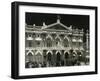 Portugal, Lisbon, Lighting of the Town Hall-null-Framed Giclee Print