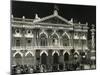 Portugal, Lisbon, Lighting of the Town Hall-null-Mounted Giclee Print