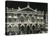 Portugal, Lisbon, Lighting of the Town Hall-null-Stretched Canvas