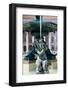 Portugal, Lisbon, Main Square (Pedro IV Square), Rossio Fountain, Mermaid Statue-Samuel Magal-Framed Photographic Print