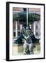 Portugal, Lisbon, Main Square (Pedro IV Square), Rossio Fountain, Mermaid Statue-Samuel Magal-Framed Photographic Print