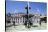 Portugal, Lisbon, Main Square (Pedro IV Square), Rossio Fountain-Samuel Magal-Stretched Canvas