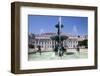 Portugal, Lisbon, Main Square (Pedro IV Square), Rossio Fountain-Samuel Magal-Framed Photographic Print