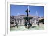 Portugal, Lisbon, Main Square (Pedro IV Square), Rossio Fountain-Samuel Magal-Framed Photographic Print