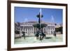 Portugal, Lisbon, Main Square (Pedro IV Square), Rossio Fountain-Samuel Magal-Framed Photographic Print