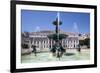 Portugal, Lisbon, Main Square (Pedro IV Square), Rossio Fountain-Samuel Magal-Framed Photographic Print