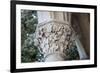 Portugal, Lisbon Region, Sintra, Monserrate Park and Palace, Decorated Column-Samuel Magal-Framed Photographic Print
