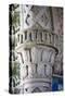 Portugal, Lisbon Region, Sintra, Pena National Palace, Decorated Column-Samuel Magal-Stretched Canvas