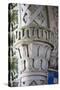 Portugal, Lisbon Region, Sintra, Pena National Palace, Decorated Column-Samuel Magal-Stretched Canvas