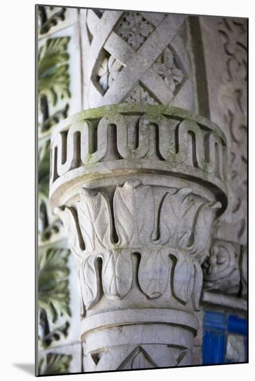 Portugal, Lisbon Region, Sintra, Pena National Palace, Decorated Column-Samuel Magal-Mounted Photographic Print