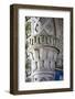 Portugal, Lisbon Region, Sintra, Pena National Palace, Decorated Column-Samuel Magal-Framed Photographic Print