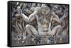 Portugal, Lisbon Region, Sintra, Pena National Palace, Gargoyle-Samuel Magal-Framed Stretched Canvas