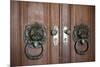 Portugal, Lisbon Region, Sintra, Regaleira Palace, Decorated Door Knocker-Samuel Magal-Mounted Photographic Print