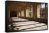 Portugal, Lisbon, Santa Maria de Belem, Hieronymite Monastery, Arched Cloister Gallery-Samuel Magal-Framed Stretched Canvas