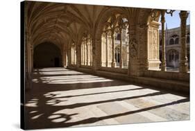 Portugal, Lisbon, Santa Maria de Belem, Hieronymite Monastery, Arched Cloister Gallery-Samuel Magal-Stretched Canvas