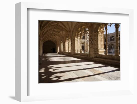 Portugal, Lisbon, Santa Maria de Belem, Hieronymite Monastery, Arched Cloister Gallery-Samuel Magal-Framed Photographic Print