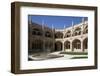 Portugal, Lisbon, Santa Maria de Belem, Hieronymite Monastery, Fountain in the Cloister-Samuel Magal-Framed Premium Photographic Print