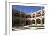 Portugal, Lisbon, Santa Maria de Belem, Hieronymite Monastery, Fountain in the Cloister-Samuel Magal-Framed Photographic Print