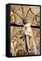 Portugal, Lisbon, Santa Maria de Belem, Hieronymite Monastery, Jesus On the Cross-Samuel Magal-Framed Stretched Canvas