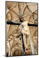 Portugal, Lisbon, Santa Maria de Belem, Hieronymite Monastery, Jesus On the Cross-Samuel Magal-Mounted Photographic Print