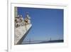 Portugal, Lisbon, Santa Maria de Belem, Monument To The Discoveries and 25th of April Bridge-Samuel Magal-Framed Photographic Print