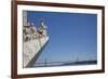 Portugal, Lisbon, Santa Maria de Belem, Monument To The Discoveries and 25th of April Bridge-Samuel Magal-Framed Photographic Print