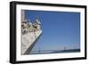 Portugal, Lisbon, Santa Maria de Belem, Monument To The Discoveries and 25th of April Bridge-Samuel Magal-Framed Photographic Print