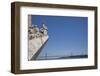 Portugal, Lisbon, Santa Maria de Belem, Monument To The Discoveries and 25th of April Bridge-Samuel Magal-Framed Photographic Print