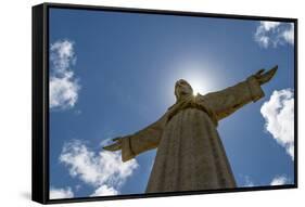 Portugal, Lisbon, Setubal, Cristo Rei or Christ the King Statue-Alan Copson-Framed Stretched Canvas