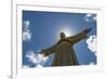 Portugal, Lisbon, Setubal, Cristo Rei or Christ the King Statue-Alan Copson-Framed Photographic Print