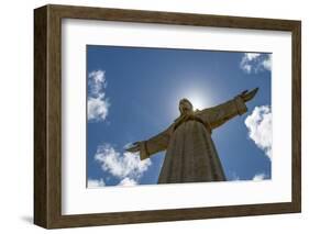 Portugal, Lisbon, Setubal, Cristo Rei or Christ the King Statue-Alan Copson-Framed Photographic Print