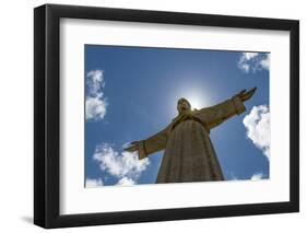 Portugal, Lisbon, Setubal, Cristo Rei or Christ the King Statue-Alan Copson-Framed Photographic Print