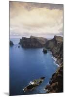 Portugal, Madeira, Ponta De Sao Lourenco. Cliff Along Sea-Walter Bibikow-Mounted Photographic Print