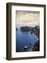 Portugal, Madeira, Ponta De Sao Lourenco. Cliff Along Sea-Walter Bibikow-Framed Photographic Print