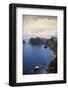 Portugal, Madeira, Ponta De Sao Lourenco. Cliff Along Sea-Walter Bibikow-Framed Photographic Print