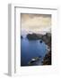 Portugal, Madeira, Ponta De Sao Lourenco. Cliff Along Sea-Walter Bibikow-Framed Photographic Print