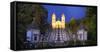 Portugal, Minho Province, Braga, Bom Jesus Do Monte at Night-Shaun Egan-Framed Stretched Canvas