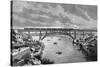 Portugal, Oporto Bridge-DL Fernandez-Stretched Canvas