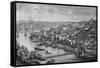 Portugal, Oporto C1850-H Catenacci-Framed Stretched Canvas